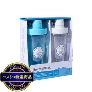 (コストコ) TAKEYA シェイカーボトル 710ml 2個 ホワイト/ライトブルー