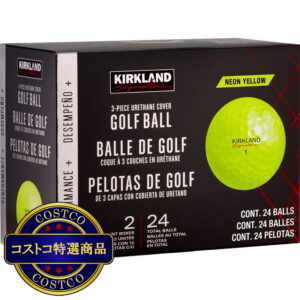 (コストコ) カークランドシグネチャー 3ピースゴルフボール バージョン2.0 イエロー 24個入り