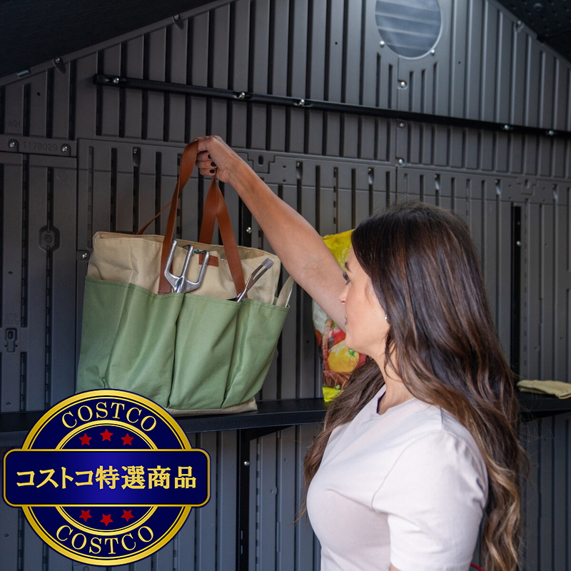 (コストコ) LIFETIME 10 x 8 フィート (3.0 x 2.4 m) 屋外用物置 60459A - 画像 (4)