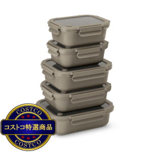 (コストコ) セラミック保存容器 5個セット トープ