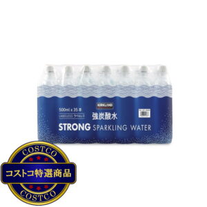 (コストコ) カークランドシグネチャー 強炭酸水 ラベルレス 500ml x 35本