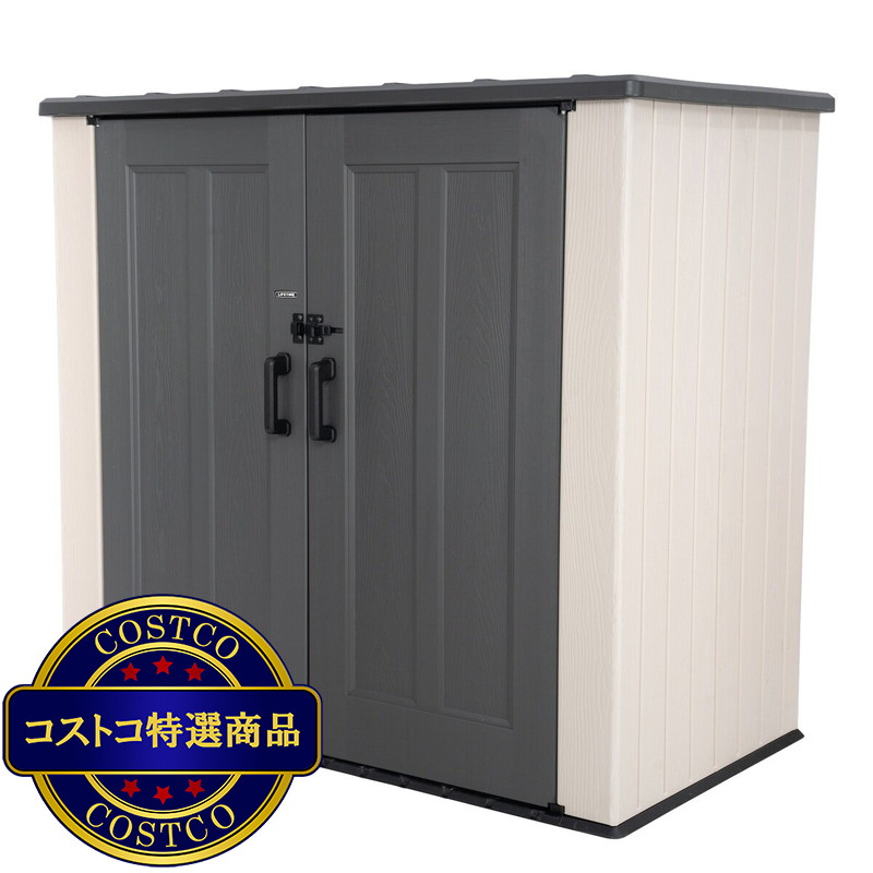 (コストコ) LIFETIME 6 x 4フィート (193 x 110 x 177cm) 屋外用物置