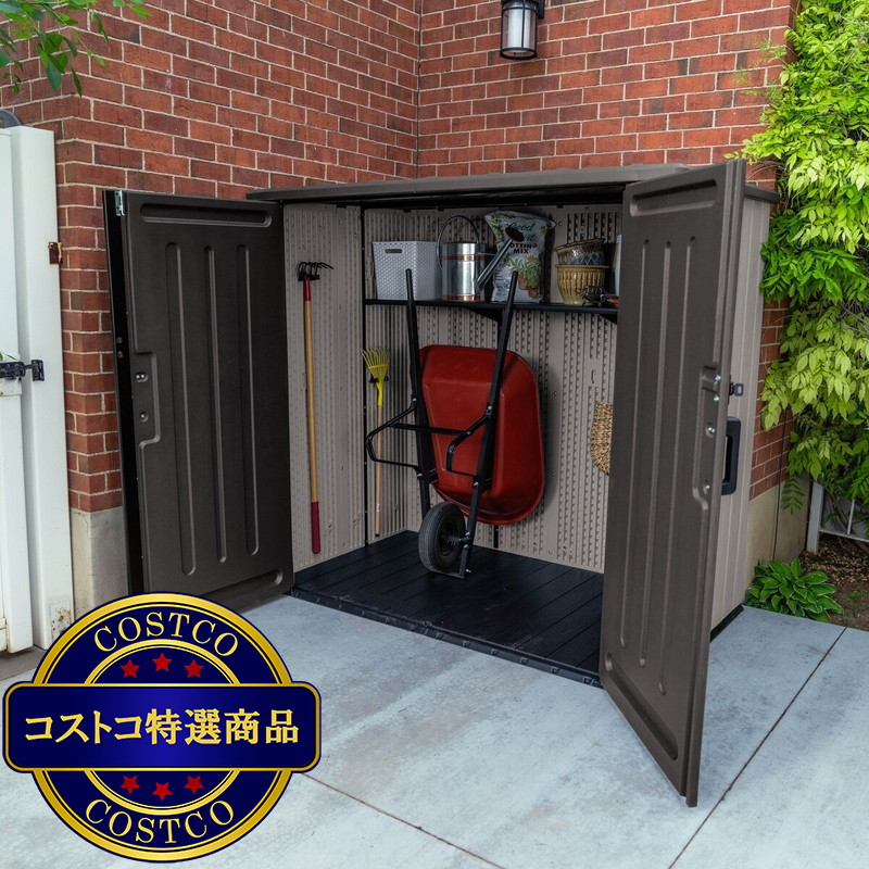 (コストコ) LIFETIME 6 x 4フィート (193 x 110 x 177cm) 屋外用物置 - 画像 (3)