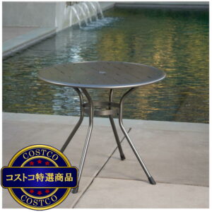 (コストコ) サンヴィラ Colfax 34インチ (86cm) スチール製 ビストロ テーブル