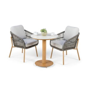 (コストコ) サンヴィラ Charme 屋外用テーブル & チェア 3点セット