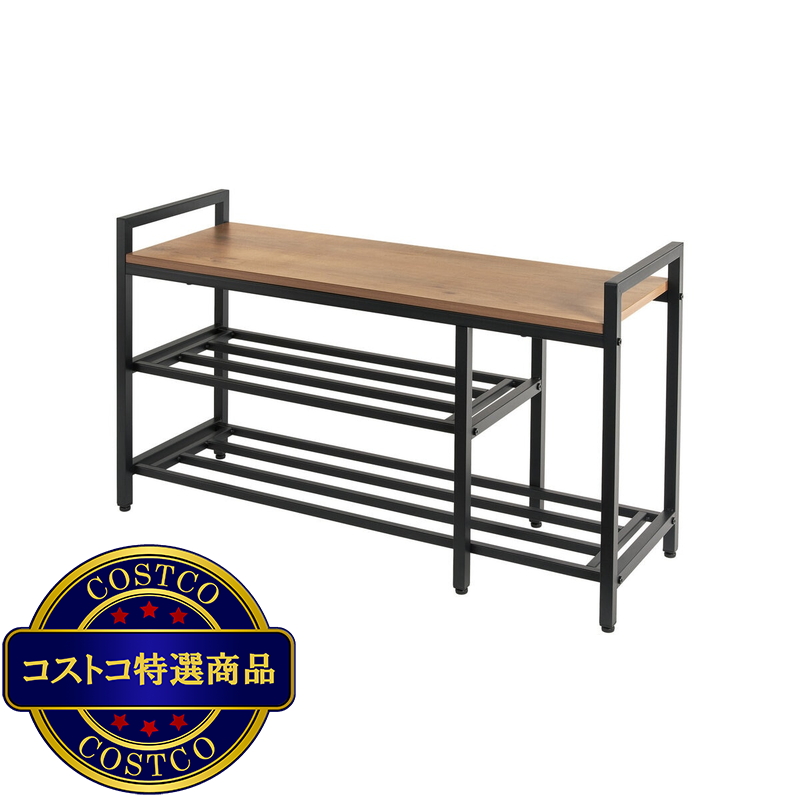 (コストコ) Neatfreak!(ニートフリーク!)ウッドトップ 収納ベンチ - 画像 (2)