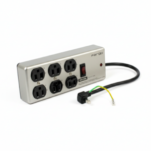 (コストコ) Fargo シルバー スチールタップ AC6個口 3ピン PT406SV