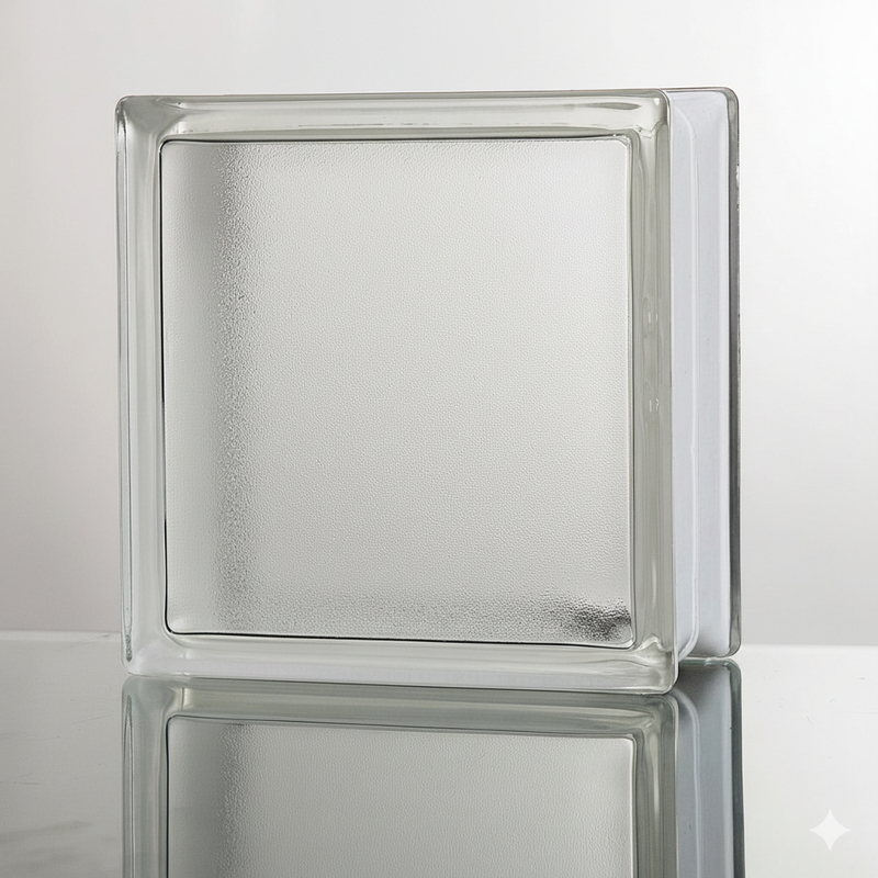 (コストコ) ガラスブロック 190 x 190 x 80 mm 6個セット クリアシリーズ タンジェリンスキンA JGB8008
