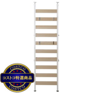 (コストコ) アイリスオーヤマ ウッドウォールラック 幅48.1cm WLR-46 ホワイト 251445