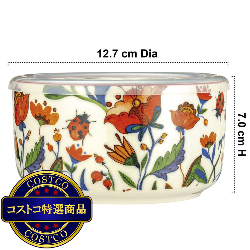 (コストコ) シグニチャーハウスウェア フタ付ボウル 6pc - 画像 (3)