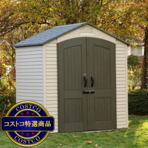 (コストコ) LIFETIME 7 x 4.5 フィート (2.1 x 1.4 m) 屋外用物置
