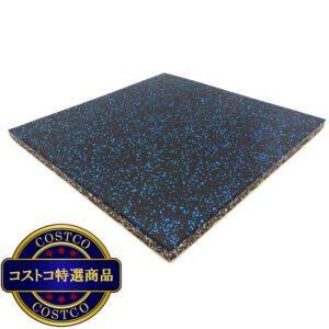 (コストコ) セルデス New ゴムチップマット 25ミリ厚 50cm x 50cm 8枚セット ブルーミックス(JL-07)