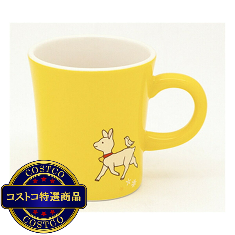 (コストコ) 三郷陶器 アルプスの少女ハイジ マグカップ 280ml 黄