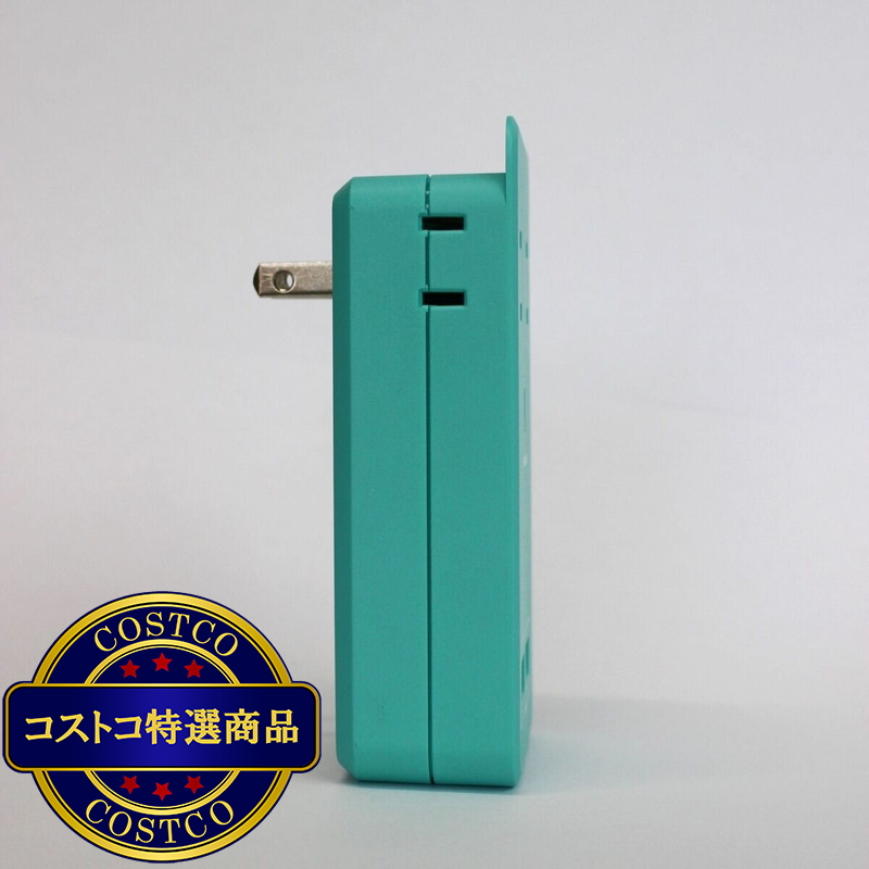 (コストコ) Fargo(ファーゴ)SATI COLOR(サティカラー) AC4個口 4.2A USB 全14色 CT221 ライトブルー - 画像 (2)