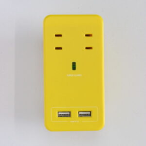 (コストコ) Fargo（ファーゴ）SATI COLOR(サティカラー) AC4個口 4.2A USB 全14色 CT221 イエロー