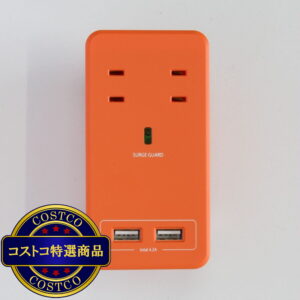(コストコ) Fargo（ファーゴ）SATI COLOR(サティカラー) AC4個口 4.2A USB 全14色 CT221 オレンジ
