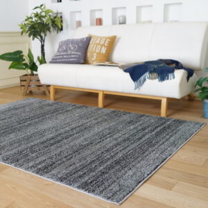 (コストコ) スミノエ 防炎・防音ラグ リュストル 261cm x 261cm ダークグレー