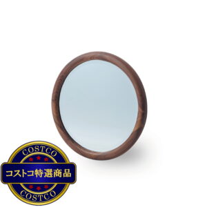 (コストコ) 関家具 ラウンドミラー スーク 400 ウォールナット