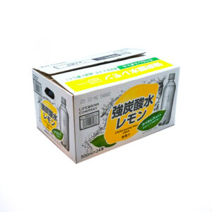 (コストコ) LDC 強炭酸水レモン500ML x 24本　ラベルレス