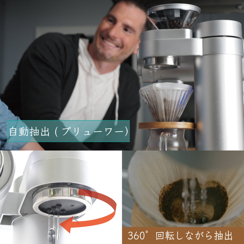 (コストコ) GEVI 1台4役 スマート コーヒーメーカー ブルー - 画像 (3)