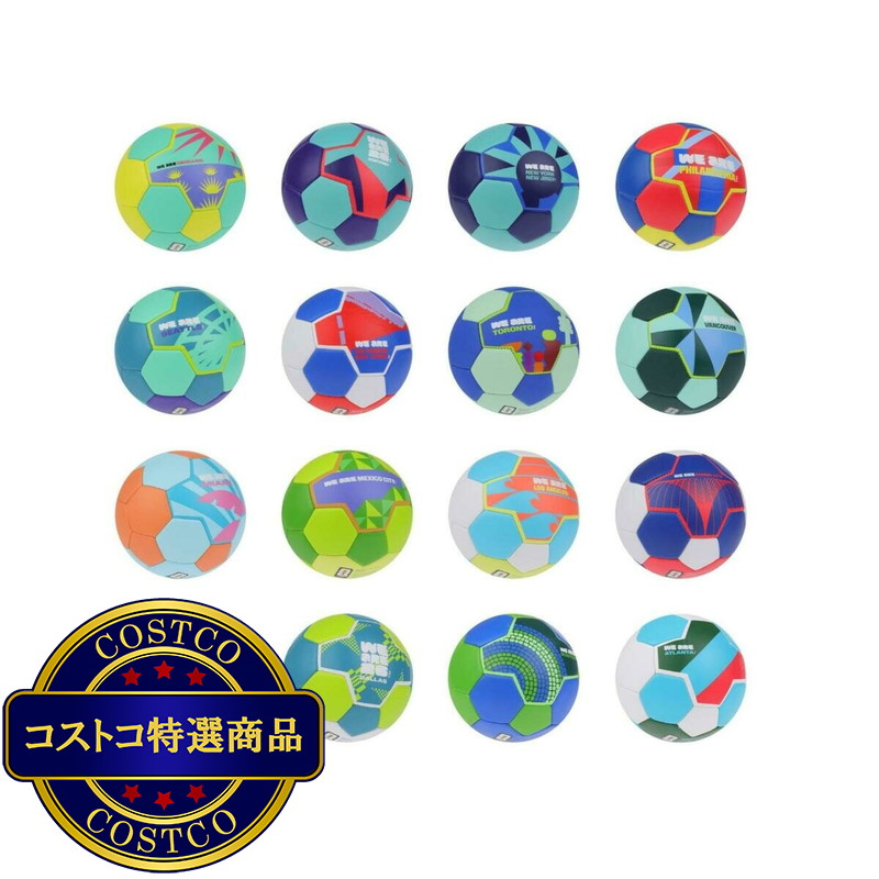 (コストコ) FIFA ワールドカップ 2026 ホストシティー 16個ボールセット - 画像 (3)