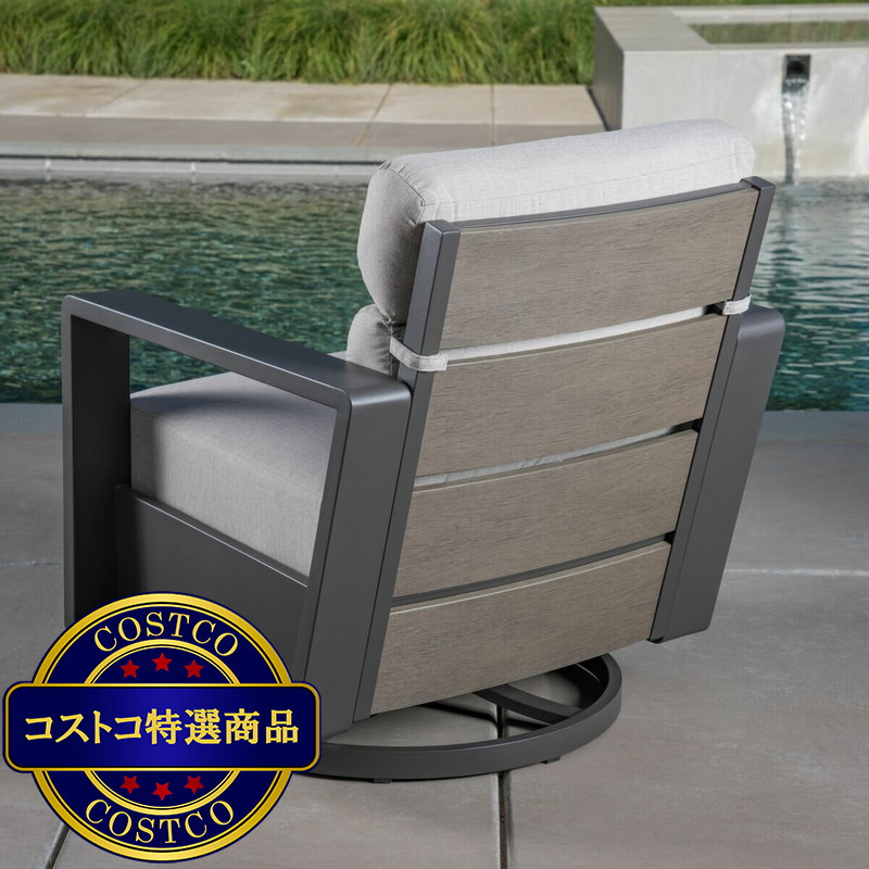 (コストコ) サンヴィラ Beckett 屋外用テーブル & チェア 3点セット - 画像 (3)