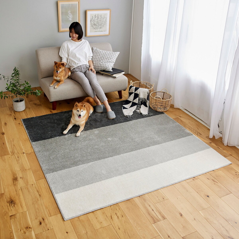 (コストコ) スミノエ ペット消臭ラグ ワグ 130 x 190cm グレー - 画像 (3)