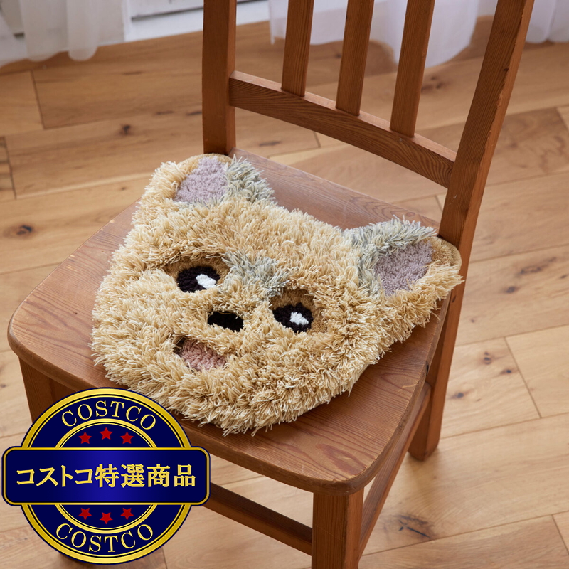 (コストコ) スミノエ チェアパッド イヌカオ ヨーキー - 画像 (3)