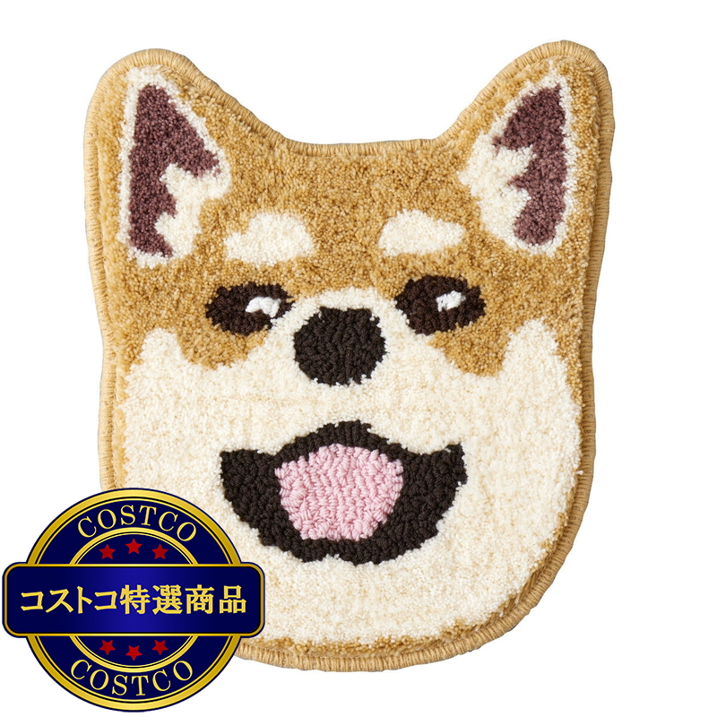 (コストコ) スミノエ チェアパッド イヌカオ シバイヌ