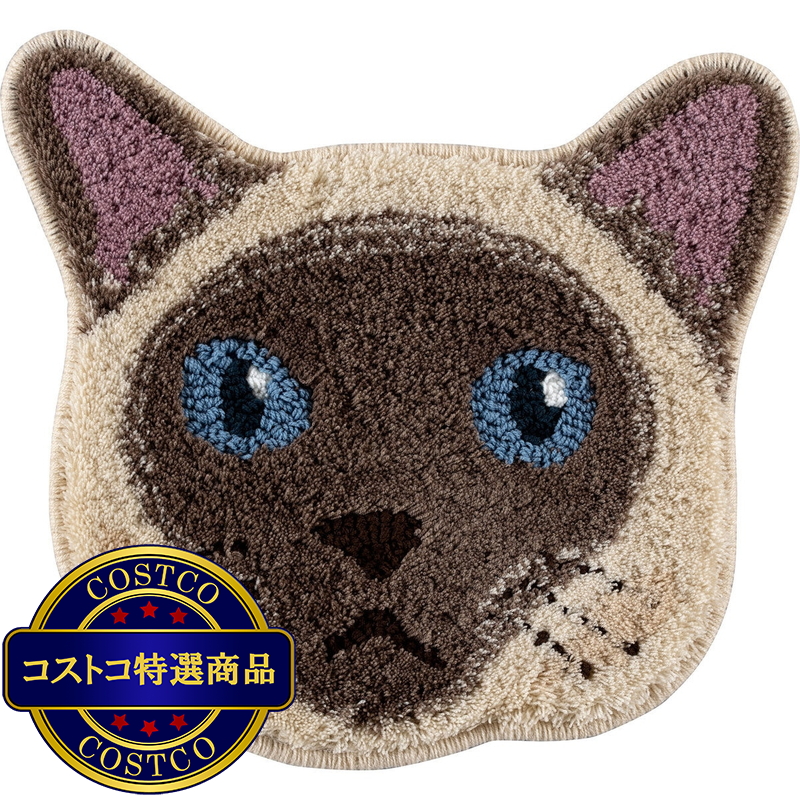 (コストコ) スミノエ チェアパッド ネコカオ ポイント