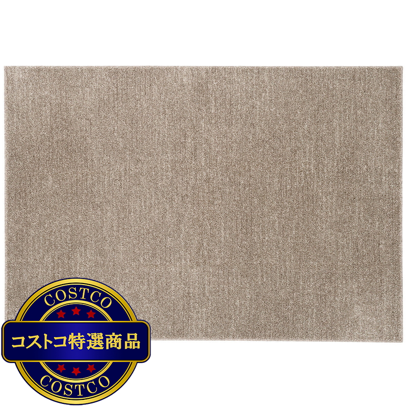 (コストコ) スミノエ ウォッシャブルラグ ソル 130 x 190cm ブラウン - 画像 (2)