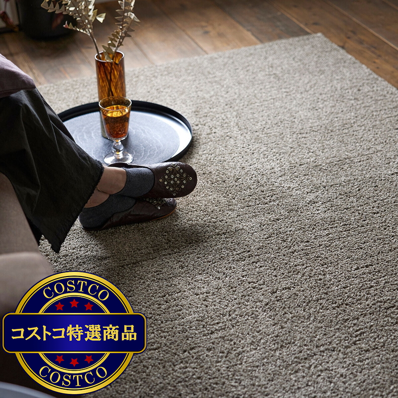 (コストコ) スミノエ ウォッシャブルラグ ソル 130 x 190cm ブラウン - 画像 (3)