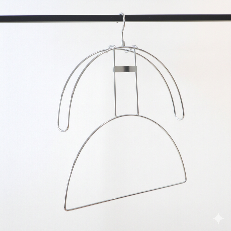 (コストコ) チャナカンパニー Balmy Hanger（バルミーハンガー） GHOST HANGER（ゴーストハンガー） 2本セット TP-GST01-42SLV-2ST