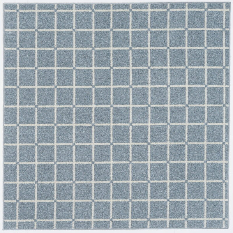 (コストコ) スミノエ ウォッシャブルラグ オセロ 185 x 185cm ブルー