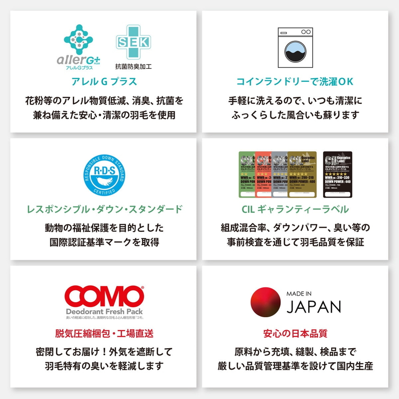 (コストコ) 羽毛合い掛け布団 ナチュラルダックダウン93% ダブル ブラウン - 画像 (3)