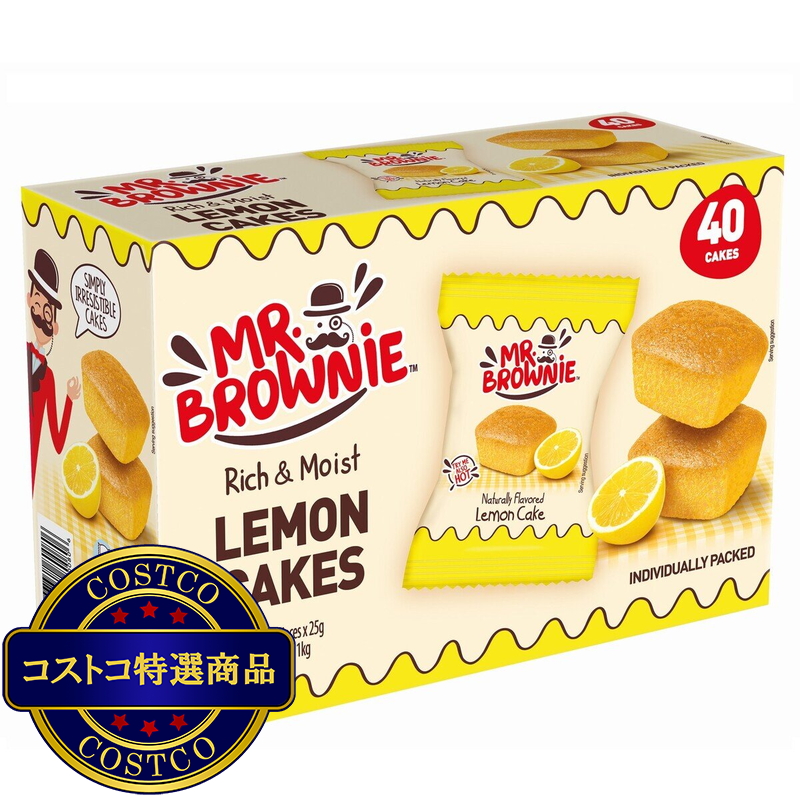 (コストコ) ミスターブラウニーレモンケーキ 40個入り