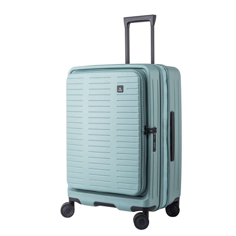 (コストコ) クラウン フロントオープン スーツケース C-F5159H 25インチ ジェイドグリーン - 画像 (2)