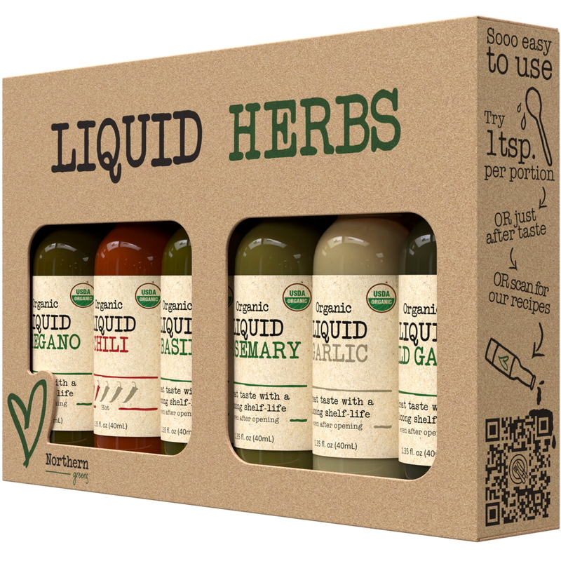 (コストコ) Northern Greens オーガニックリキッドハーブ セット 40ml x 6 - 画像 (3)