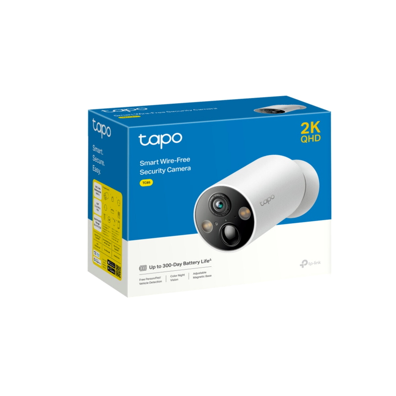 (コストコ) TP-Link (ティーピーリンク) tapo フルワイヤレスセキュリティカメラ TC85 マグネットベース付き - 画像 (2)