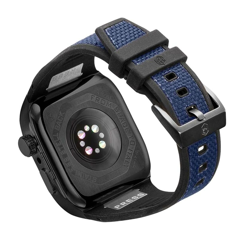 (コストコ) HUMBLE RICH Apple Watch Case 7/8/9対応 41mm ファブリック ブルー WBB0289-014 - 画像 (3)