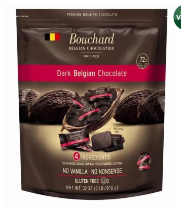 (コストコ) BOUCHARD ダークチョコレート カカオ 72% 910g