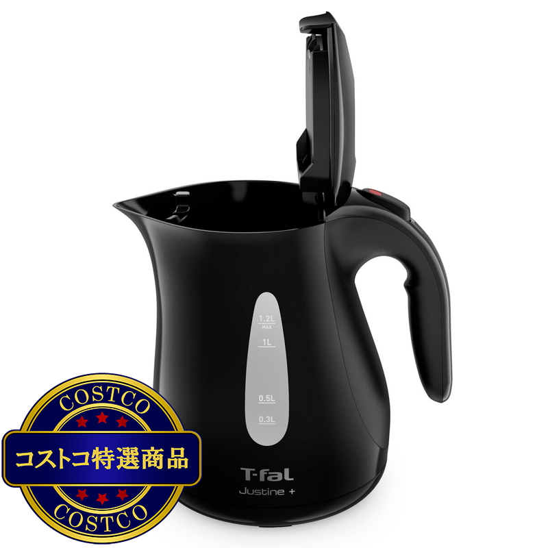 (コストコ) ティファール 電気ケトル1.2L KO4908JP ブラック - 画像 (3)