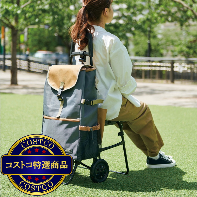 (コストコ) ココロ イス付レギュラーカート モリー グレー - 画像 (3)