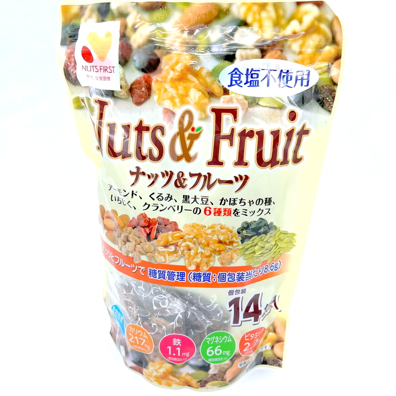 (コストコ) NUTS FIRST 糖質管理ナッツ & フルーツ 350g