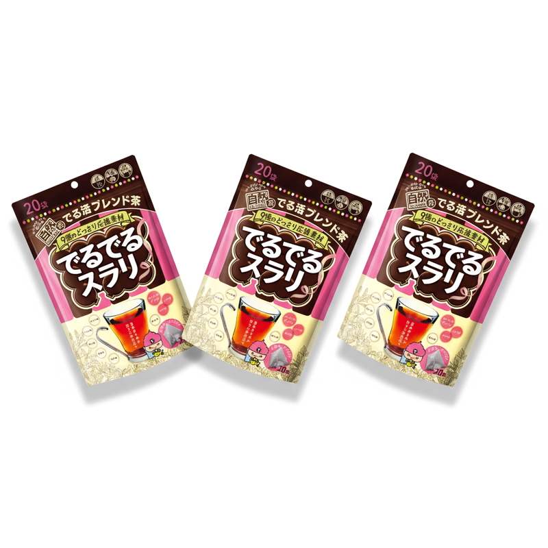 (コストコ) でるでるスラリ ブレンド茶 20袋 3袋セット
