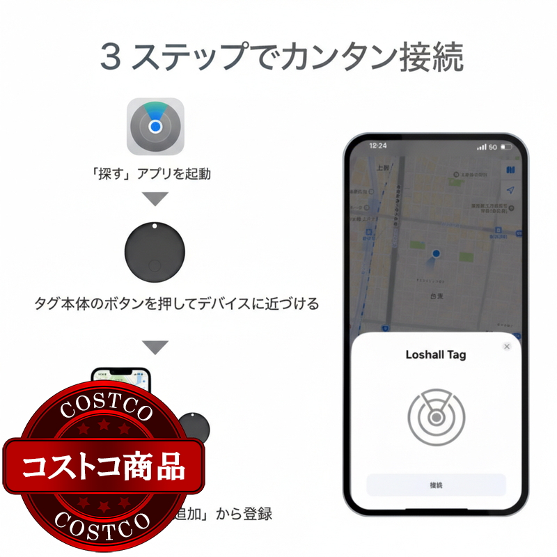 (コストコ) ローシャルタグ フレーム取付式タグホルダー平型 - 画像 (2)