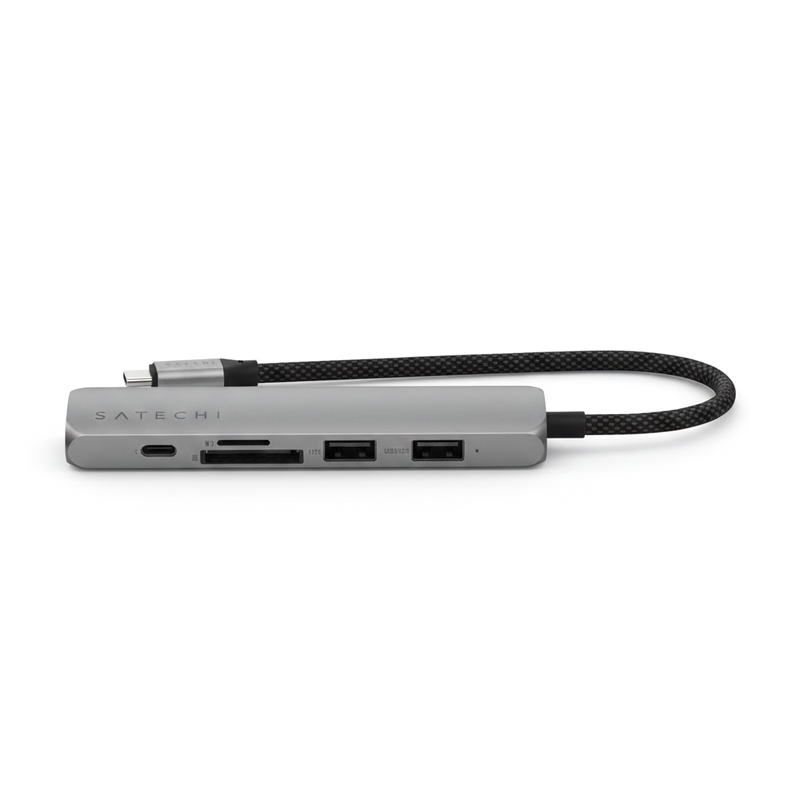 (コストコ) Satechi 6-in1 USB-C スリムマルチポートアダプター スペースグレー