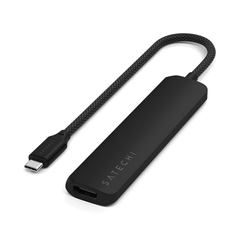 (コストコ) Satechi 6-in1 USB-C スリムマルチポートアダプター ブラック - 画像 (4)