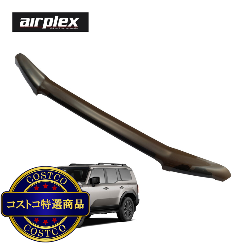 (コストコ) airplexトヨタ ランドクルーザー 250 ランクル バグガード スモーク - 画像 (3)