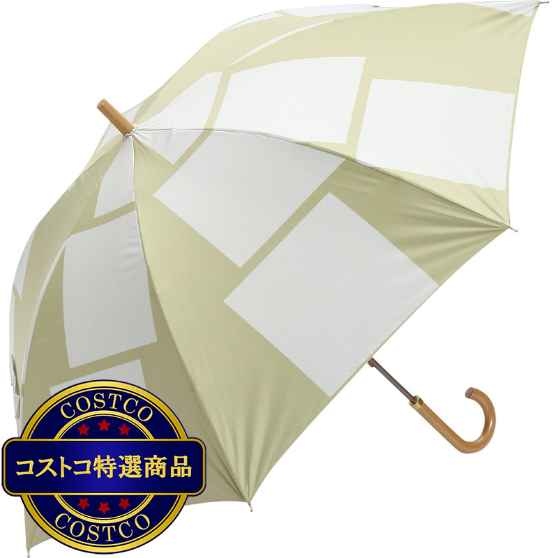 (コストコ) assa 日傘長傘 AL55 イエロー / スクエアブロック AL554